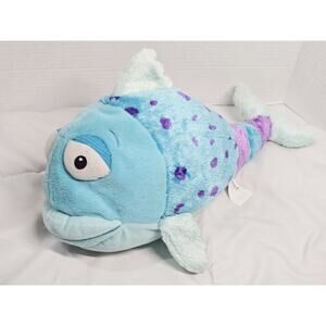 Kohls Cares Plush for Kids Blue Purple Dots Pout Pout Fish Stuffed Animal 12.5in